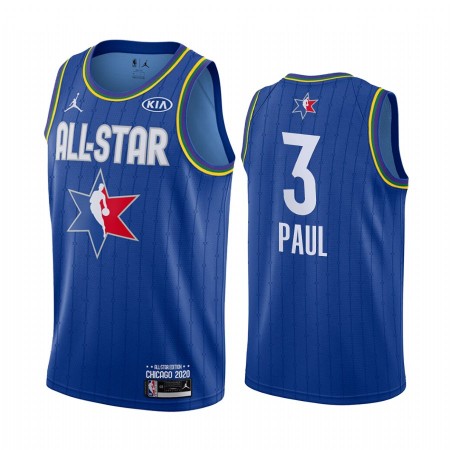 Maglia NBA Oklahoma City Thunder Chris Paul 3 All-Star Jordan Brand Blu Swingman - Uomo